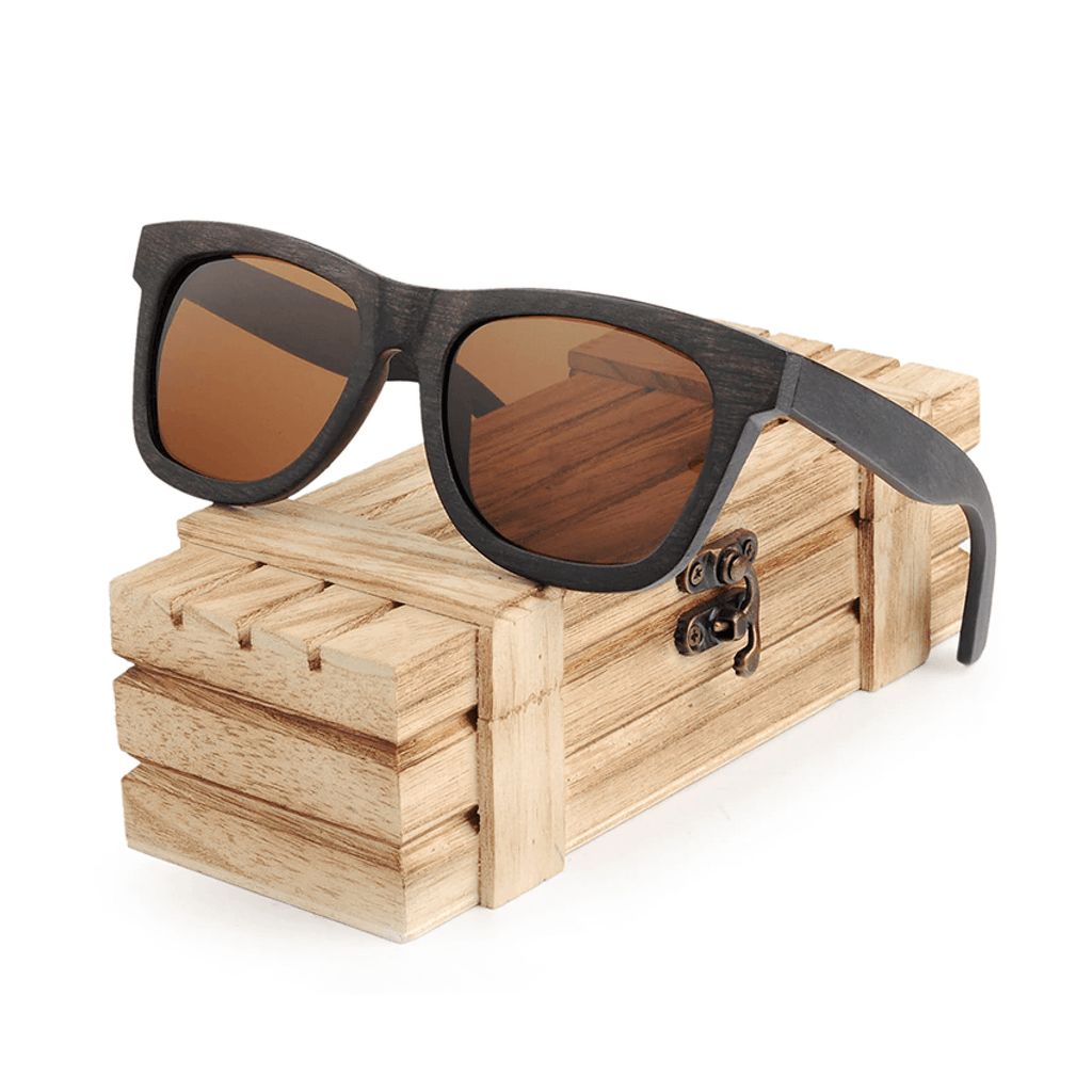 LENTES DE SOL DE MADERA BAMB UNISEX Lunas Marrones HAF Per