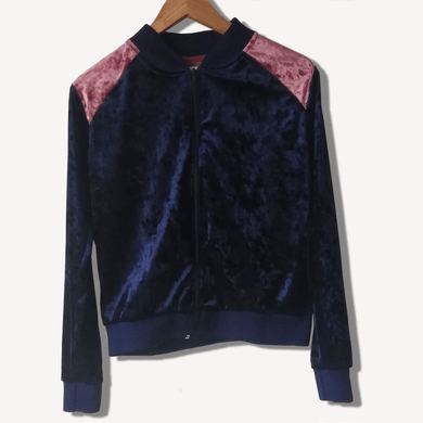 BOMBER JACKET AZUL by Metamorphosis - HAF Perú
