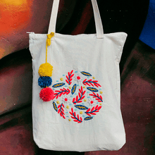 BOLSO DE TOCUYO RED FLOWERS by Kactus - HAF Perú