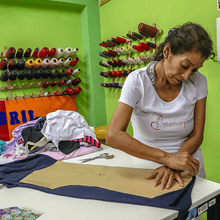 VESTIDO AZUL- TURQUESA  by Metamorphosis - HAF Perú
