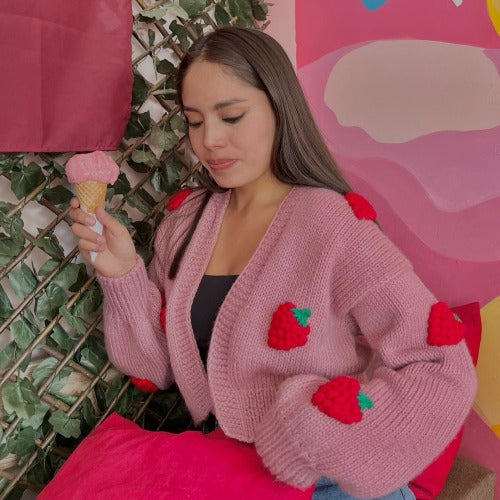 Strawberry Sweater by Ruwana