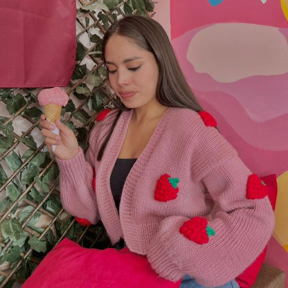 Strawberry Sweater by Ruwana