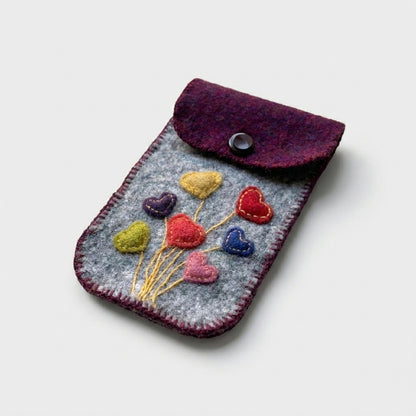 Bolsito Portacelulares de Alpaca Reciclada by Amigalitos - HAF Perú