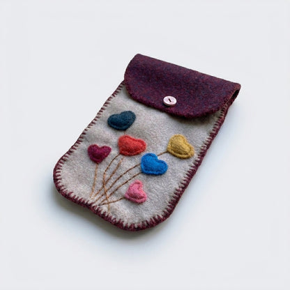 Bolsito Portacelulares de Alpaca Reciclada by Amigalitos - HAF Perú