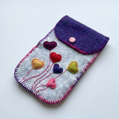 Bolsito Portacelulares de Alpaca Reciclada by Amigalitos - HAF Perú