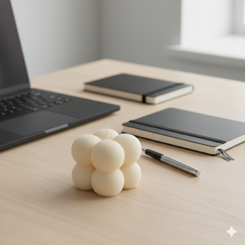 Vela de Soya – Mini Bubble Candle (40 g) by Bálsamo