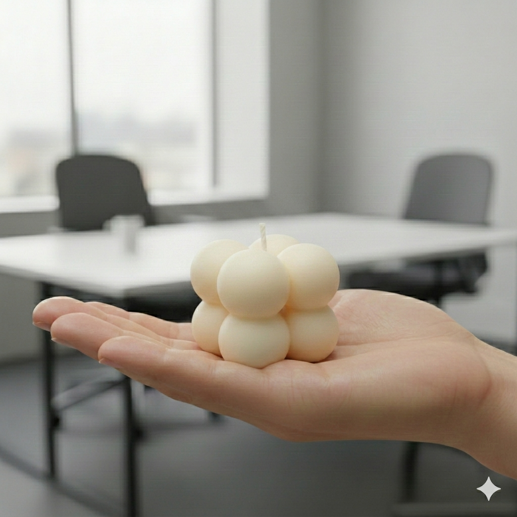 Vela de Soya – Mini Bubble Candle (40 g) by Bálsamo - HAF Perú