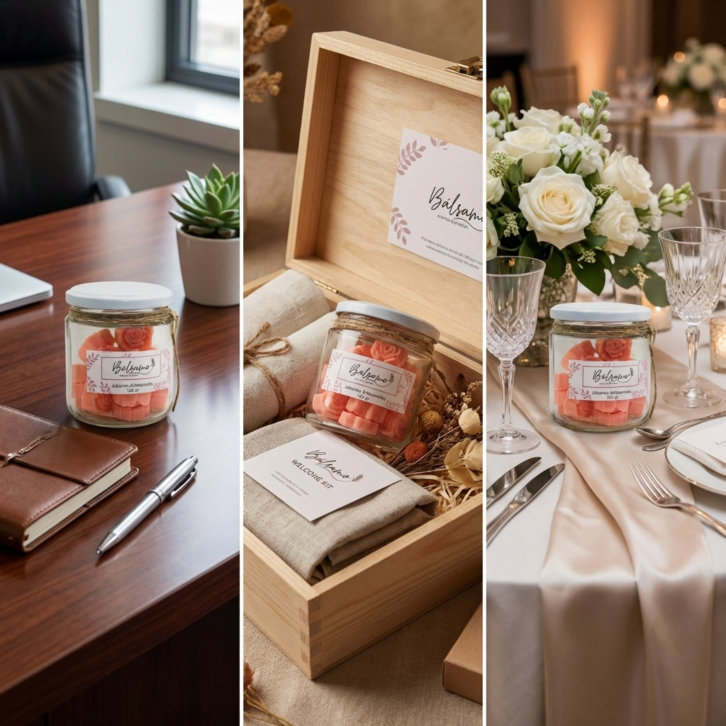 Mini Jabones en Frasco de Vidrio (15 mini jabones) by Bálsamo