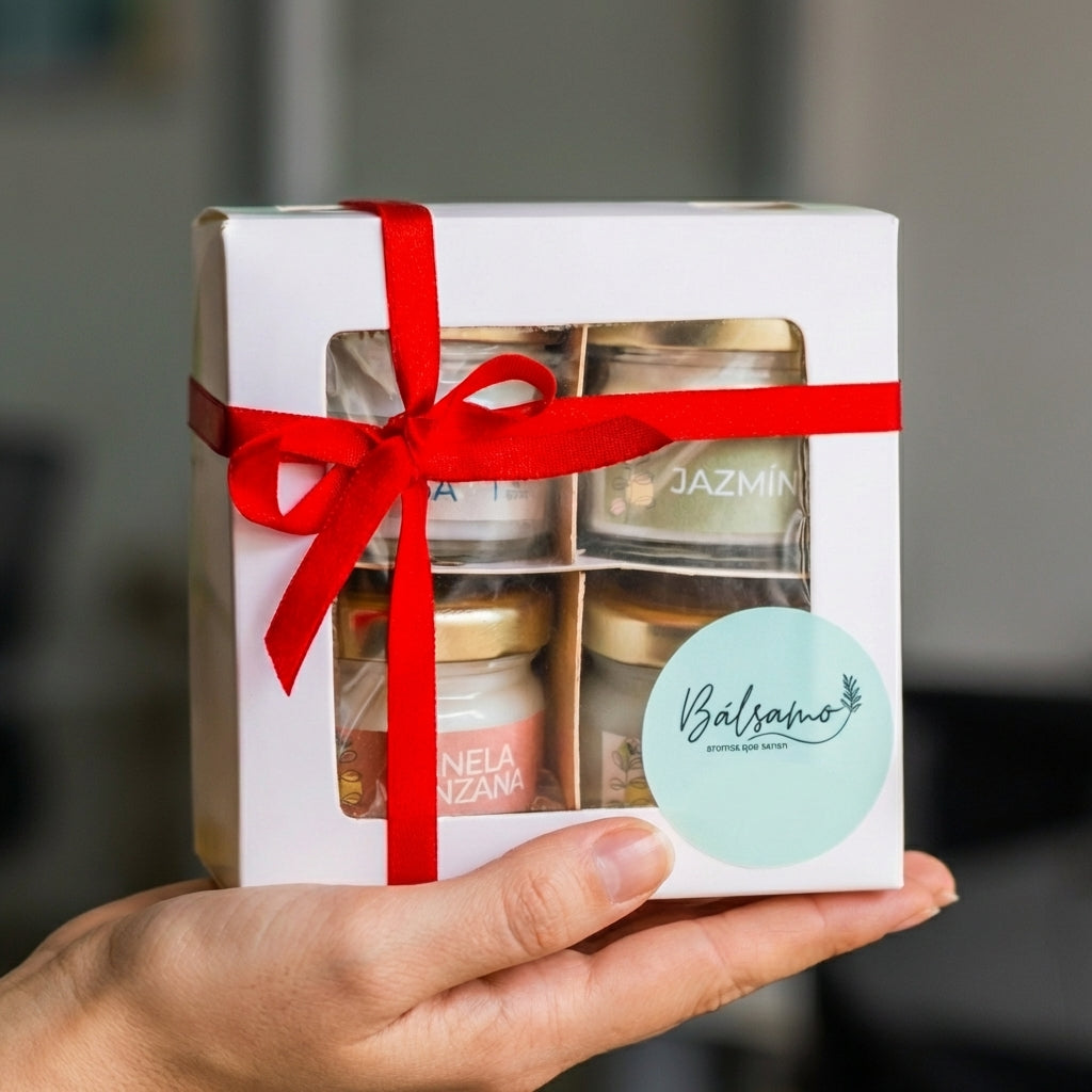 Pack Mini Velas de Soya (4 × 30 gr) by Bálsamo