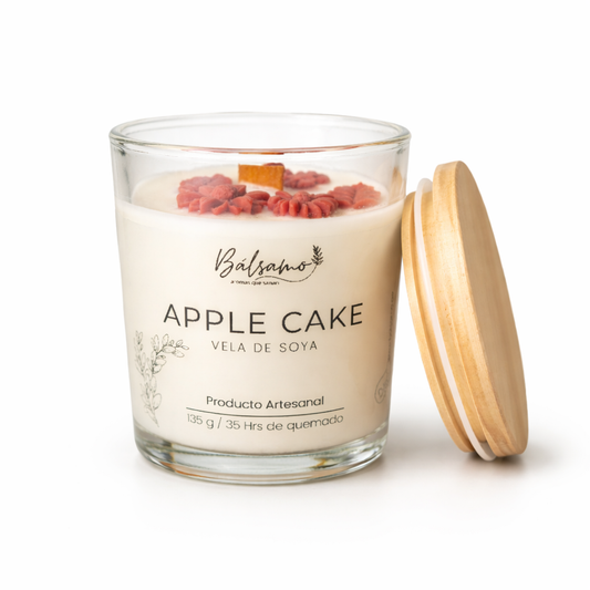 Vela de Soya – Vaso con Tapa de Madera (135 gr) by Bálsamo