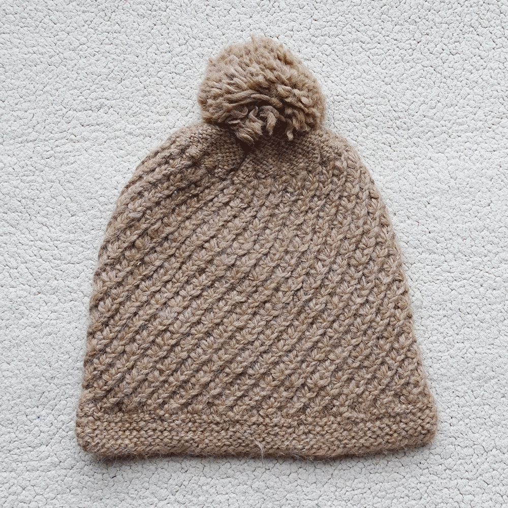 GORRO MARRÓN by Illariy - HAF Perú