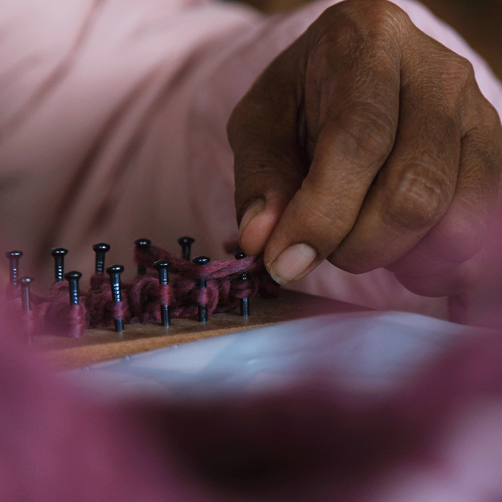 BUFANDA TEJIDA DOBLE VUELTA (VERDE JADE) by Kactus - HAF Perú