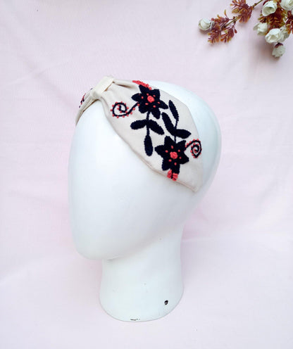 DIADEMA SUYAY (CREMA) by Bella Aborigen - HAF Perú