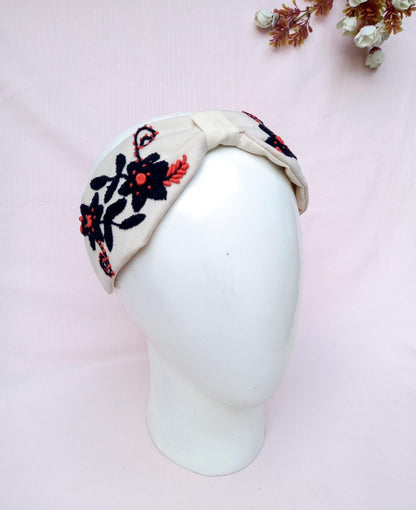 DIADEMA SUYAY (CREMA) by Bella Aborigen - HAF Perú