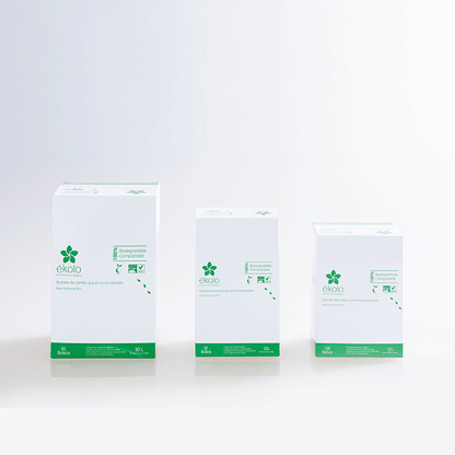 (PACK X 25) BOLSAS BIODEGRADABLES Y COMPOSTABLES DE BASURA 75 L by Ékolo - HAF Perú