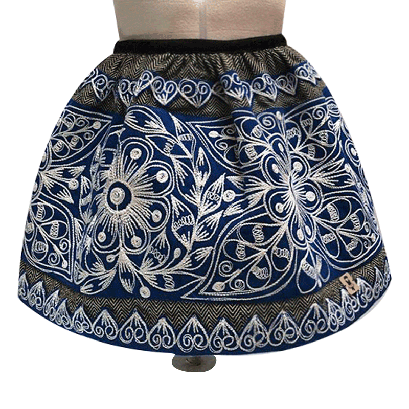 POLLERA BORDADO CHUMBIVILCAS by Las Polleras de Agus