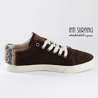 MARRÓN ZAPATILLAS GAMUZA by Inti Surfing - HAF Perú