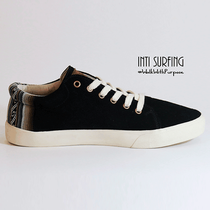 NEGRO ZAPATILLAS GAMUZA by Inti Surfing - HAF Perú