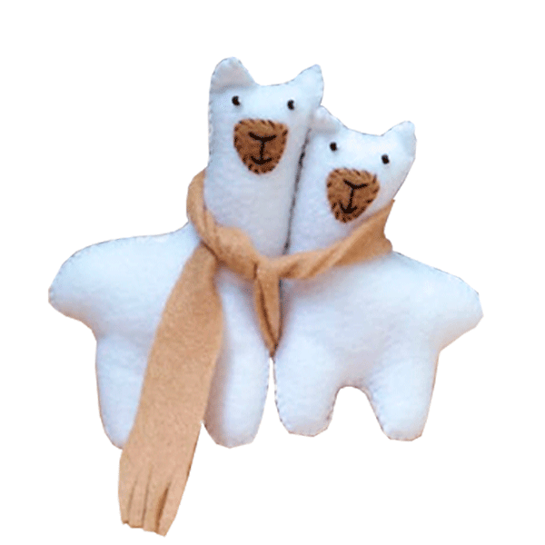 LLAMAS ENAMORADAS- TELA LENCY by CMMB - HAF Perú