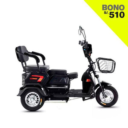 TRIMOTO ELÉCTRICA (Moto Eléctrica Familiar de Tres Ruedas) - HAF Perú