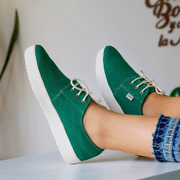 SAASA VERDE CALZADO SOSTENIBLE MUJER by Evea - HAF Perú