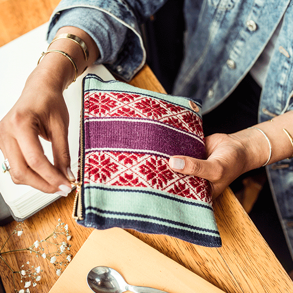 ESTALLA POUCH (S)- BOLSO PEQUEÑO by Mosqoy - HAF Perú