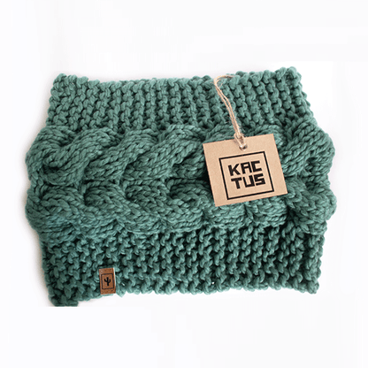 CUELLERA SULEMA TEJIDA (VERDE JADE) by Kactus - HAF Perú