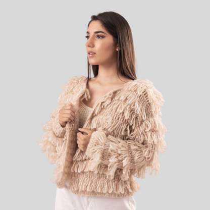 WARMI FRINGED SACK by Crealiz