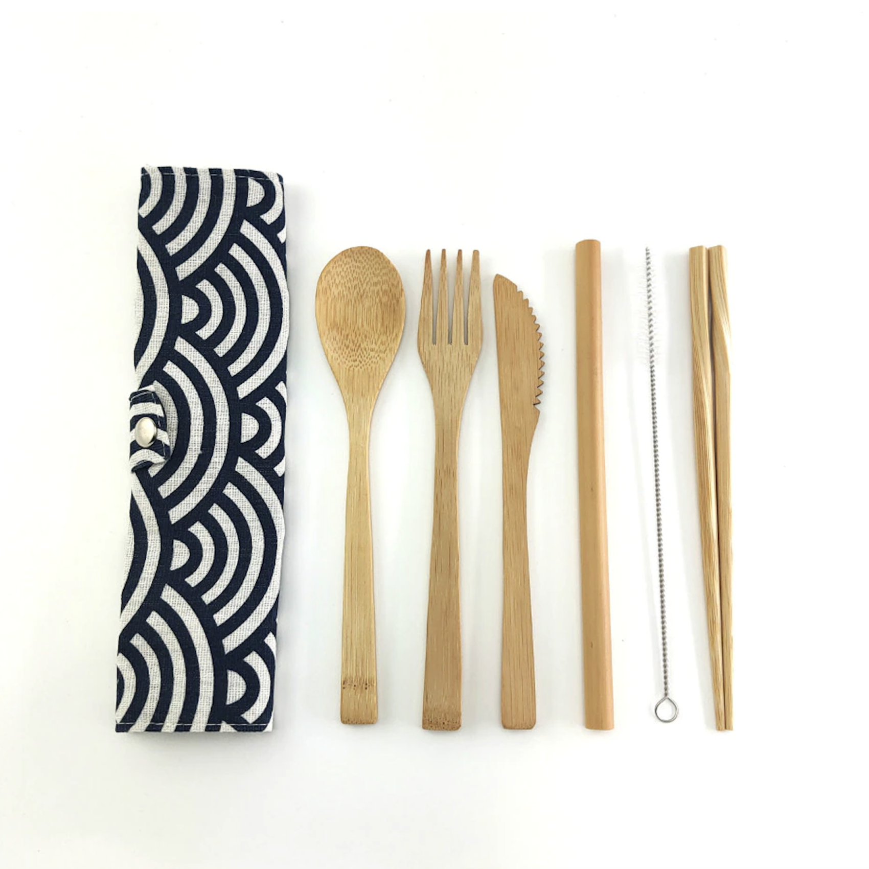 (PACK x 6) SET DE CUBIERTOS REUTILIZABLES DE BAMBÚ by ChangeMakers - HAF Perú