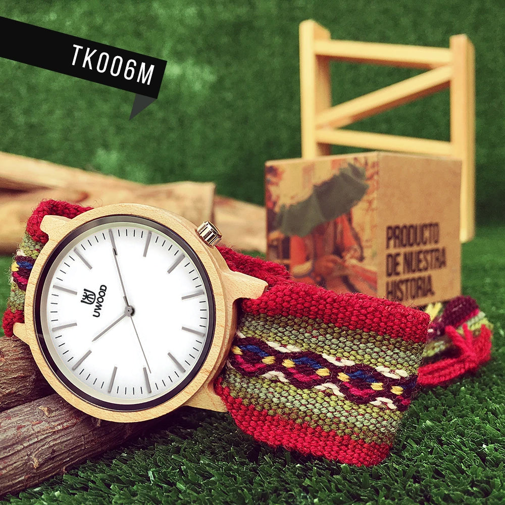 RELOJ SOLIDARIO DEL PERÚ iWOOD - TK COLLECTION by HAF - HAF Perú