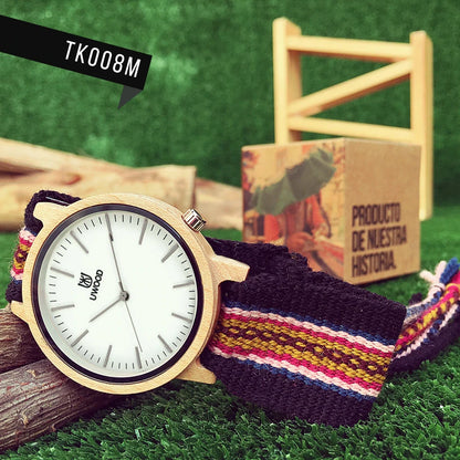 RELOJ SOLIDARIO DEL PERÚ iWOOD - TK008M by HAF
