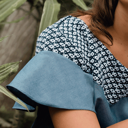 VESTIDO GODETTE EN DENIM by Zunica - HAF Perú