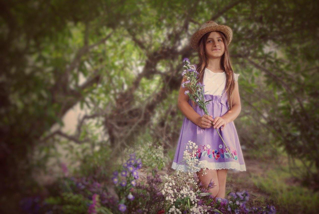 JUMPER DE NIÑA LAVANDA by Las Polleras de Agus - HAF Perú