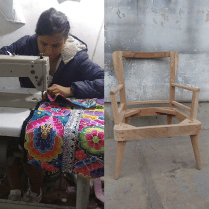 BUTACAS ALMUDENA HOME - NEGRA by Las Polleras de Agus - HAF Perú