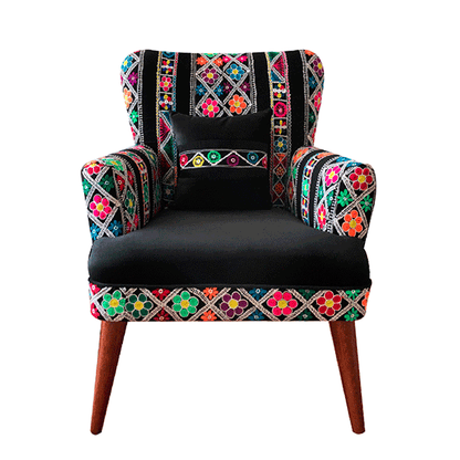 BUTACAS ALMUDENA HOME - NEGRA by Las Polleras de Agus - HAF Perú