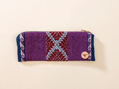 CARTUCHERA ARTESANAL ANDINA MORADO QUELCAY by Mosqoy - HAF Perú